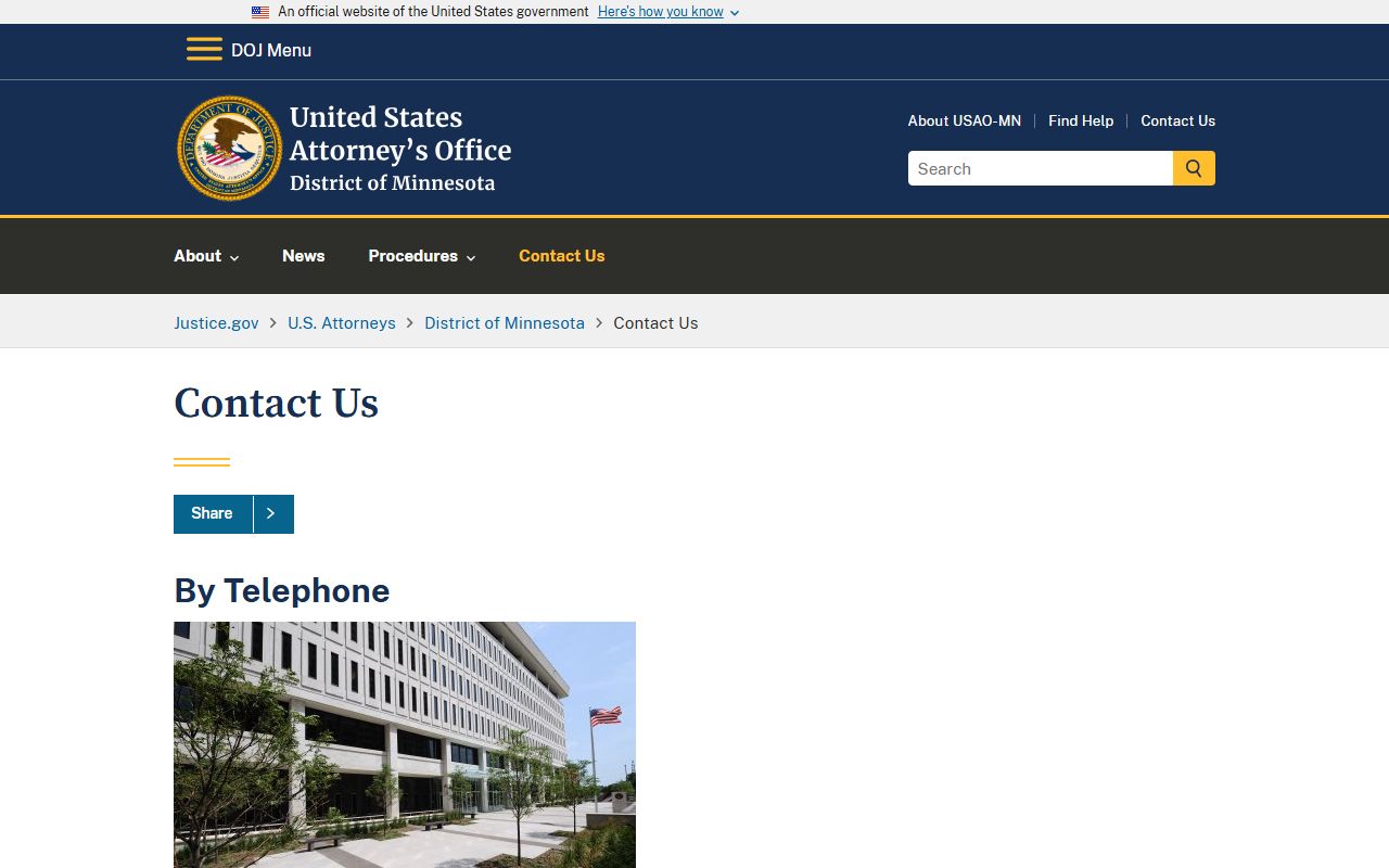 Lyon County court records federal prosecutor contact information